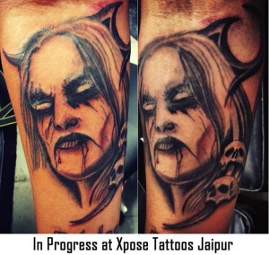 Devil tattoo by Xpose Tattoos Jaipur India