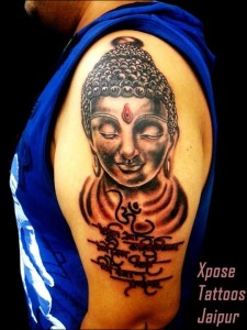 buddha gayatri mantra tattoo by Xpose Tattoos Jaipur India
