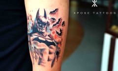 Batman tattoo by Xpose Tattoos Jaipur