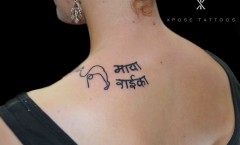 Camel Linework Tattoo by Xpose Tattoos Jaipur