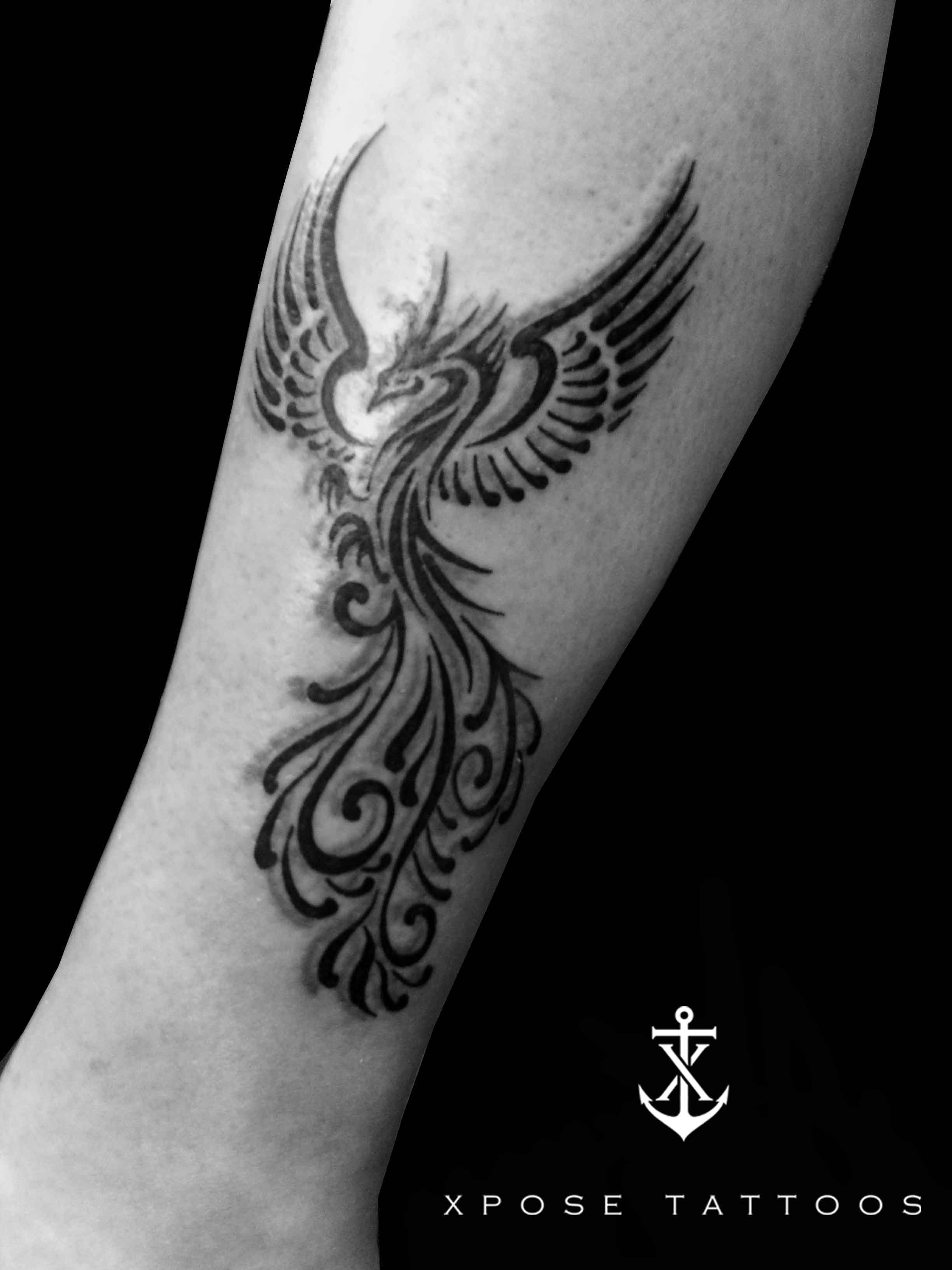 Phoenix Tattoo by Xpose Tattoos Jaipur