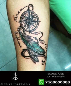 dreaMCATcher tattoo by xpose tattoos jaipur