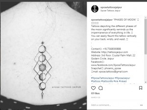 back tattoo at xpose tattoos jaipur