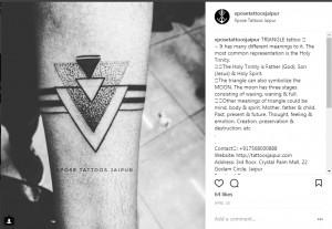 geometrical dotwork band tattoo by xpose tattoos jaipur